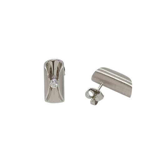 Pendientes de oro blanco y diamantes