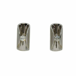 Pendientes de oro blanco y diamantes