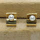Pendientes de oro amarillo con perlas