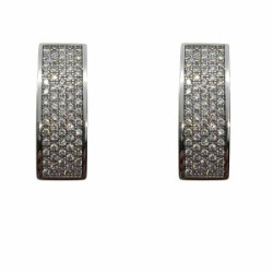 Pendientes de oro blanco y diamantes