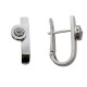 Pendientes de oro blanco y diamantes