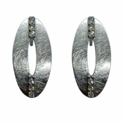 Pendientes de oro blanco y diamantes