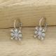 Pendientes de oro blanco y diamantes
