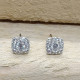 Pendientes de oro blanco y diamantes