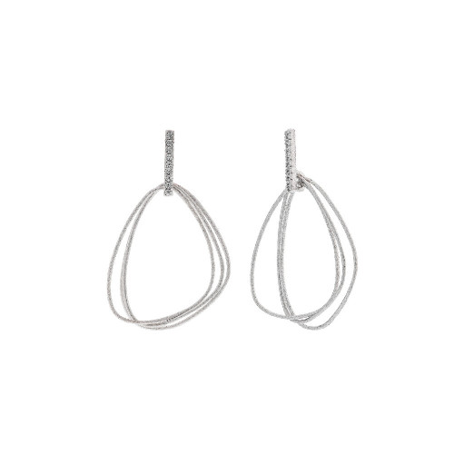 Pendientes de plata con circonitas