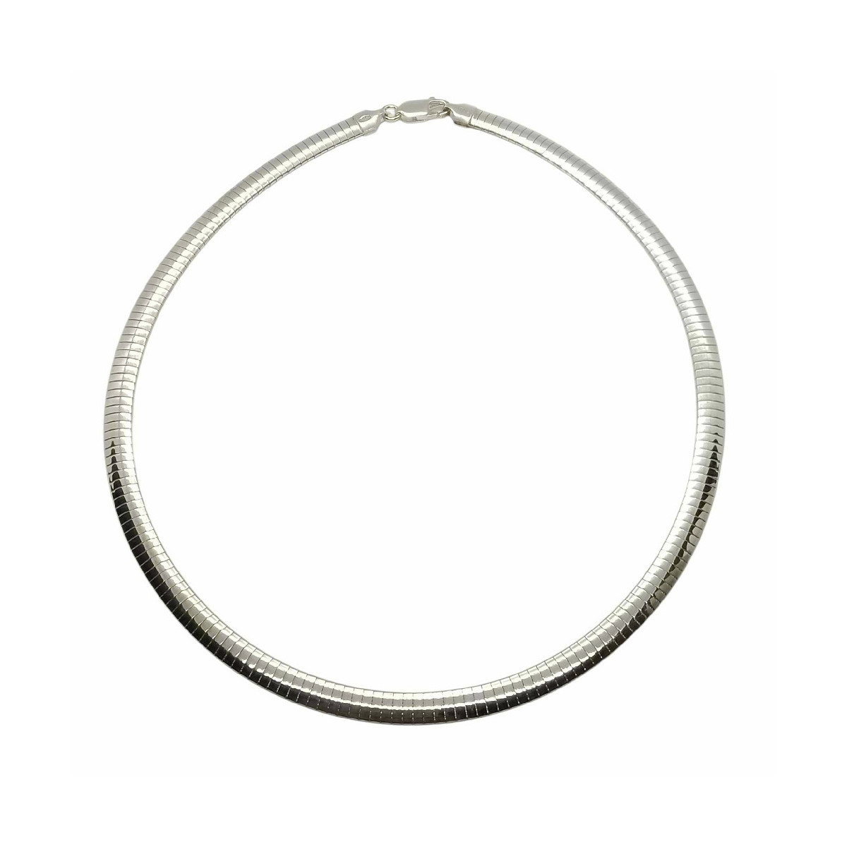 Gargantilla rigida de plata