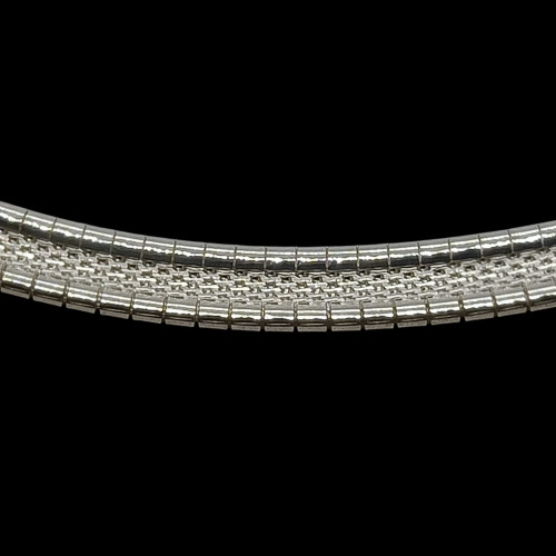 Gargantilla rigida de plata