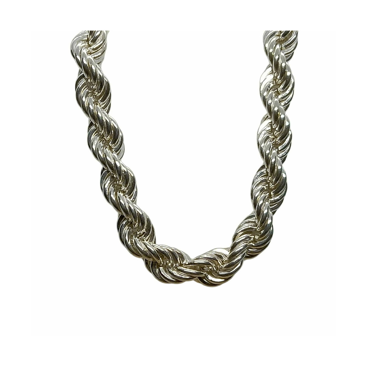Cordon salomónico de plata