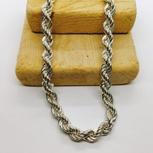 Cordon salomónico de plata