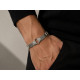 Pulsera de plata con placas Pulsera de plata con placas