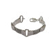 Pulsera de plata con placas Pulsera de plata con placas
