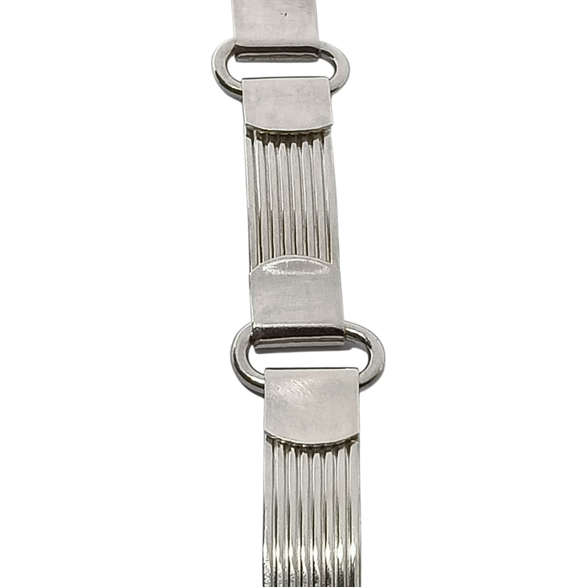 Pulsera de plata con placas