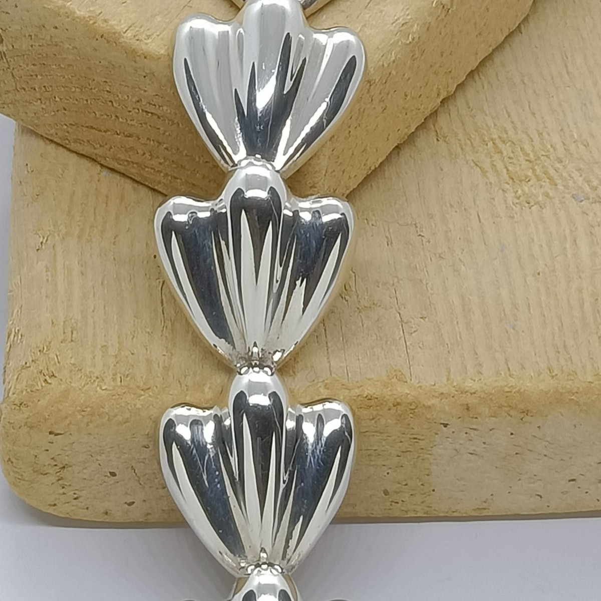 Brazalete articulado de plata