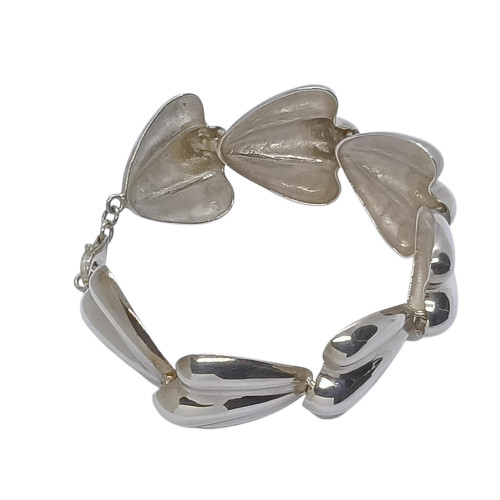 Brazalete articulado de plata