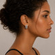 Pendientes de oro blanco y diamantes
