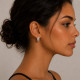 Pendientes de oro blanco y diamantes