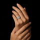 ANILLO DE ORO BLANCO Y DIAMANTES