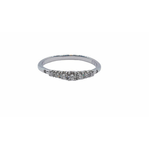 ANILLO MEDIA ALIANZA DE COMPROMISO CON DIAMANTES