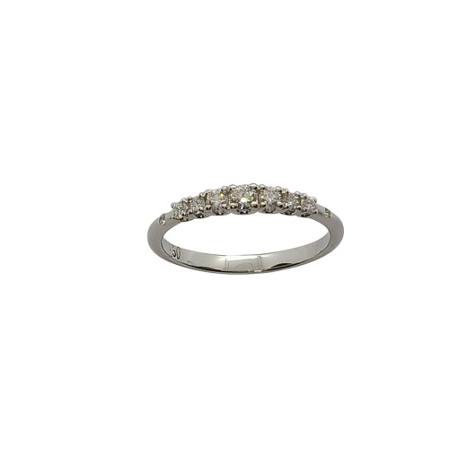 ANILLO MEDIA ALIANZA DE COMPROMISO CON DIAMANTES
