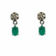 Pendientes de plata con circonitas de colores Pendientes de plata con circonitas de colores