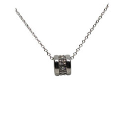 Collar de plata con circonitas