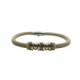 PULSERA DE PLATA Y CUERO CON CIRCONITAS