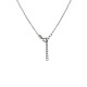 Collar de plata con circonitas