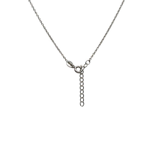 Collar de plata con circonitas