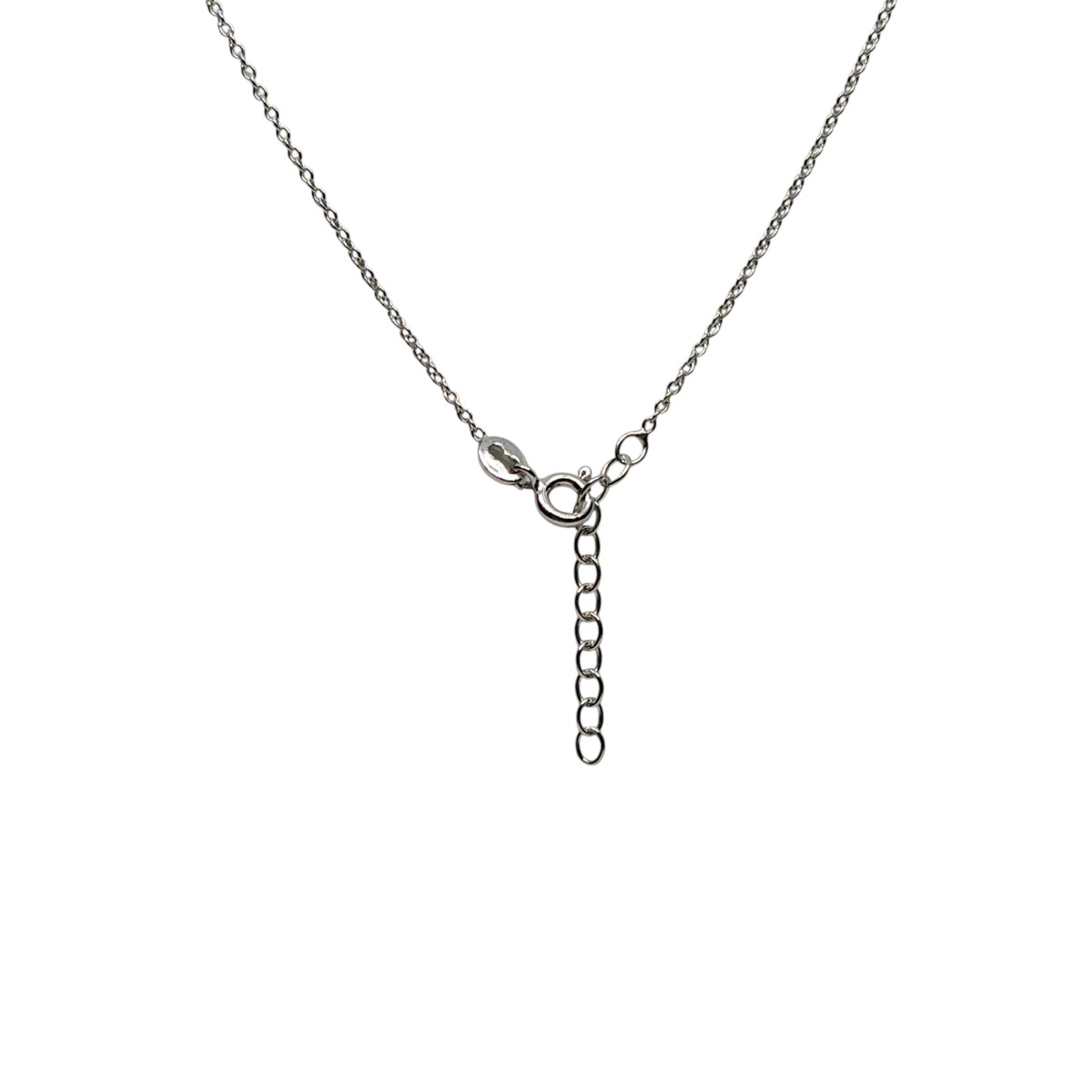 Collar de plata con circonitas