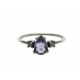 Anillo de plata con circonitas