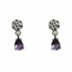Pendientes de plata con circonitas