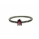 Anillo de plata con circonita