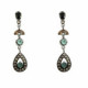 Pendientes de plata con circonitas de colores Pendientes de plata con circonitas de colores