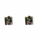 Pendientes de plata con circonitas de colores