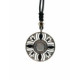 Collar de plata con circonitas y nácar