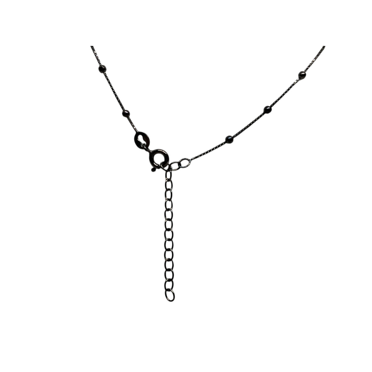 Collar de plata con circonitas