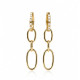 Pendientes de oro amarillo y diamantes