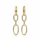 Pendientes de oro amarillo y diamantes