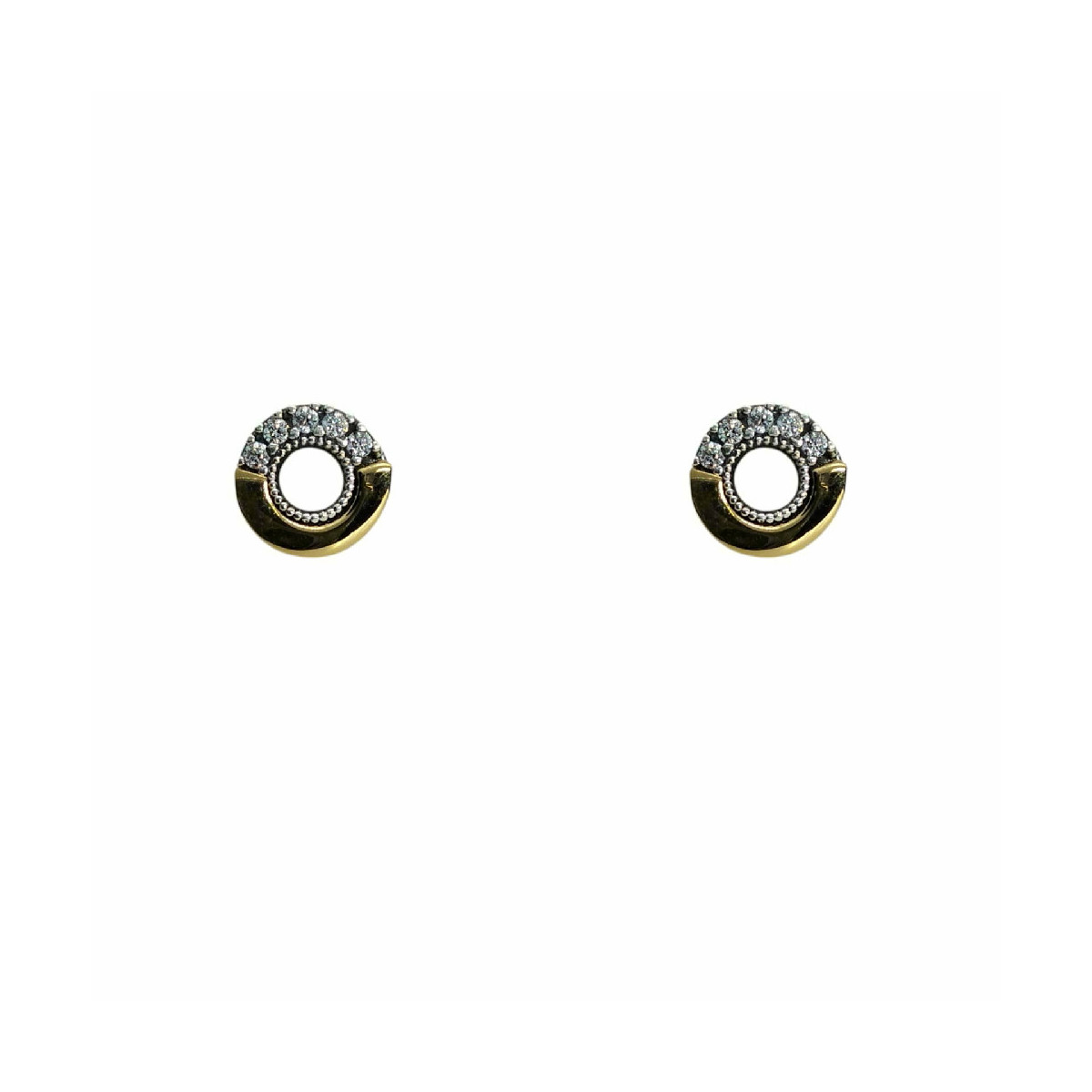 Pendientes de plata con circonitas