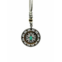 Collar de plata con circonitas