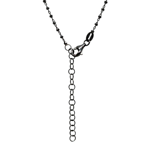 Collar de plata con circonitas