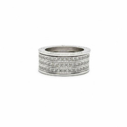 ANILLO DE ORO BLANCO Y DIAMANTES