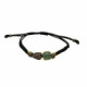 Pulsera de plata con macramé y circonitas Pulsera de plata con macramé y circonitas