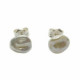 Pendientes de perla natural barrocas con plata