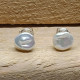 Pendientes de perla natural barrocas con plata