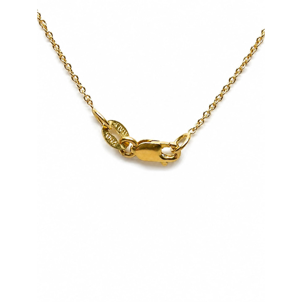 Gargantilla de oro amarillo con diamantes