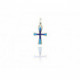 CRUZ DE PLATA con esmalte CRUZ DE PLATA con esmalte