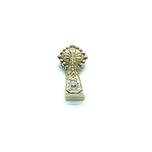CRUZ DE ORO amarillo de la Sagrada Familia