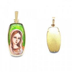 Medalla Virgen Niña esmalte