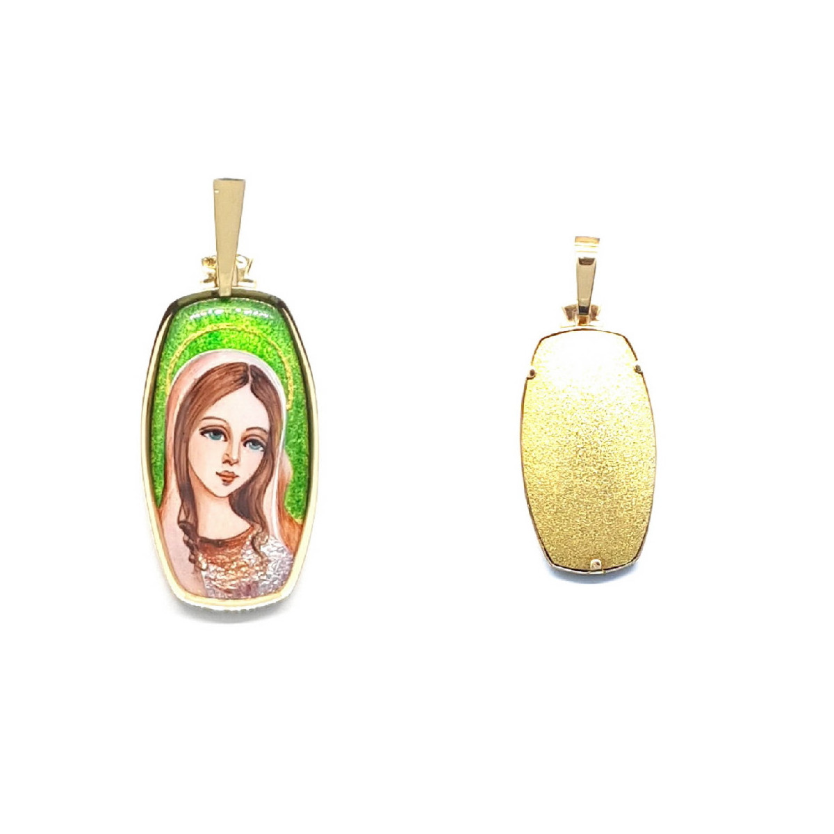 Medalla Virgen Niña esmalte
